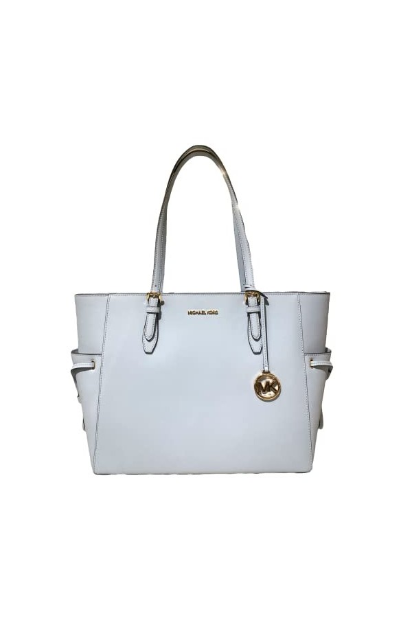 Michael Kors Gilly Large Jet Set Drawstring Top Zip Tote Black Saffiano Leather