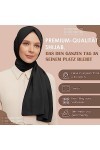 SIEUUOAK Foulard pour femme Hijab Christian en mousseline douce Hijab Foulard de haute qualité Écharpe dété pour femme Anthr