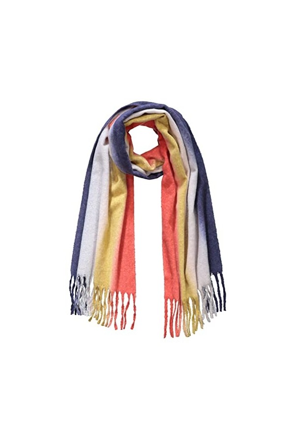 Ulla Popken Femmes Grandes Tailles Grande Taille Grande Taille Foulard, Dégradé 812323, Orange brûlé, taille unique
