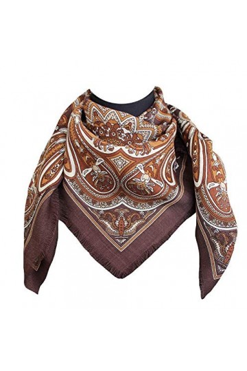 tessago - Foulard - Femme Marron Marron Taille unique