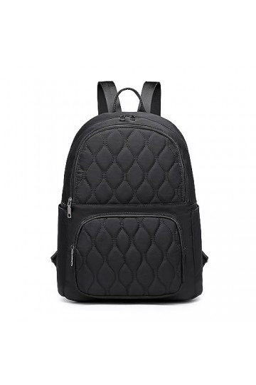 Miss Lulu Sac à dos Décontracté en Nylon Léger pour Femme avec Plusieurs Compartiments Intérieurs