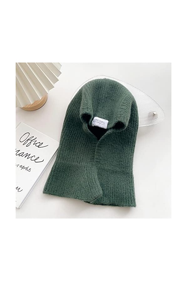 PAIHUIART Foulard Femme Echarpe Écharpe Châle Foulards Homme Hiver Tricoté Unisexe Capuche Écharpe Écharpes À Deux Usages Sol