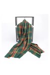 LXSWY écharpe Écharpe à Carreaux Hiver Chaud Cachemire Femmes Long Foulard Femme écharpes Dame Gland châle et enveloppes Desi