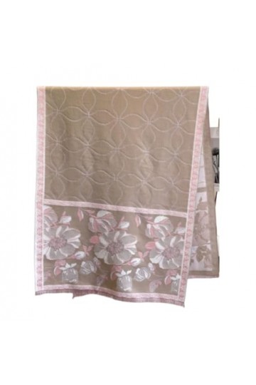 MOBAAK Echarpes Et Foulards Femme Écharpe Sauvage Chaude Double Face, Châle Épais Imprimé De Fleurs Dhiver Et Dautomne Pour