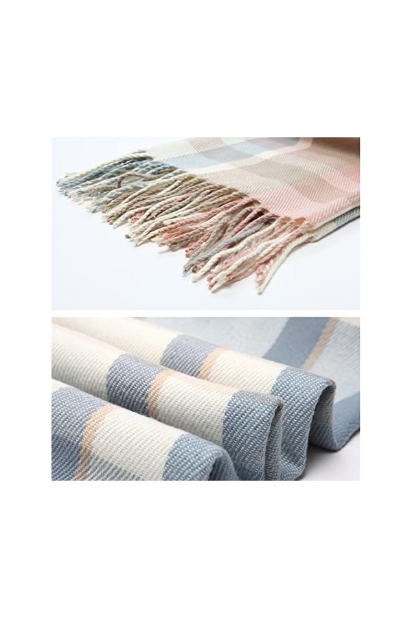 Echarpe Châle Foulard Etole Écharpe Femmes Cachemire Écharpes Femmes Châle Femme Écharpe En automne Hiver Soux Soft Tassel Ta
