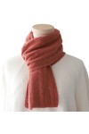 QHLOM Foulard Foulard for Femmes for lautomne et lhiver, des écharpes tricotées Chaudes, Un goulot à col épaississant Doux,