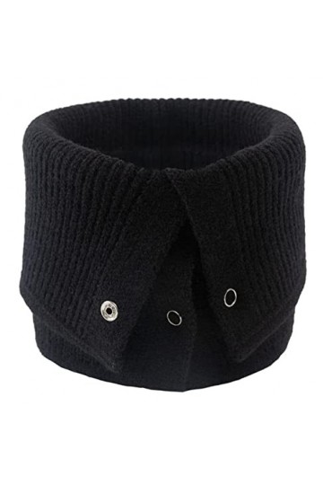 JUNOOS Foulard Femme Homme Écharpe Tricotée Écharpe Chaude Cache-cou Doux Avec Boutons Foulard Pour Lextérieur Echarpe Femme