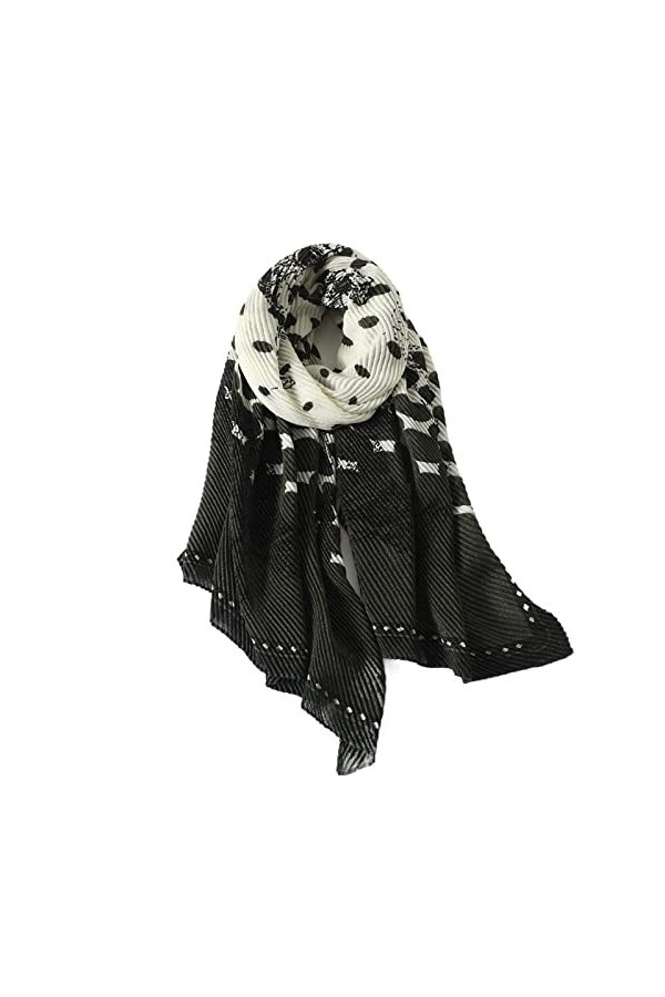Tograt Foulard Écharpe Écharpe de Luxe Écharpe Imprimer Automne Hiver Lightweight Hijab Châle Hijab Chands Bandana Foulards F