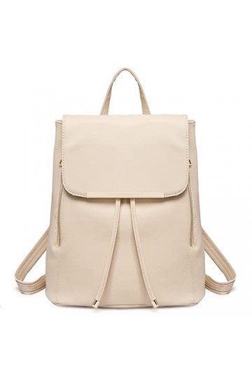 Miss Lulu Sac à Dos en Simili Cuir pour Femme College Voyage