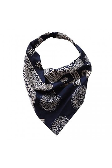 Bandanas de cheveux floraux Foulard de tête Femmes Bandana Imprimer Foulard de cheveux Triangle Foulard de cheveux avec crava