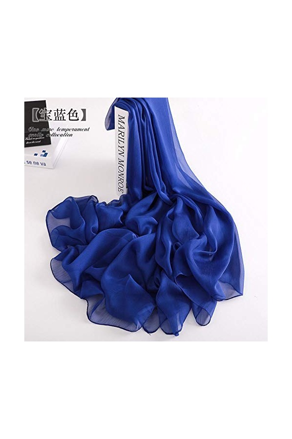 WLLLO Foulard été mince section femelle longue section serviette de plage écharpe protection du cou écran solaire écharpe châ