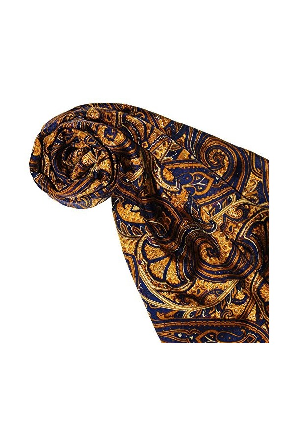 LORENZO CANA Foulard de 50% soie et 50% laine pour la femme – écharpe réversible avec les mesures de 30 x 160 cm - attrayant 