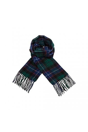 Clans of Scotland - Écharpe tartan en pure laine dagneau écossais - 100 % laine - Écharpe en pure laine tartan - Parfait pou