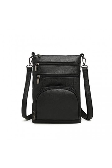 Kono Sacs bandoulière femme pu cuir blocage RFID multipoche petit sac à bandoulière mode léger sacs à main portés épaule Noi