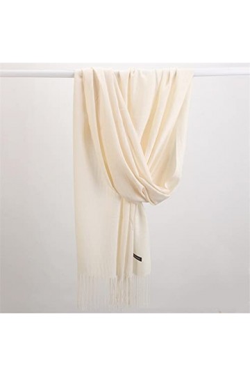 LuisFranklin Foulard Femme Echarpe Soie Cheveux Écharpe De Couleur Unie pour Femmes Châle Gland Turban Turban Femmes Mince Gl