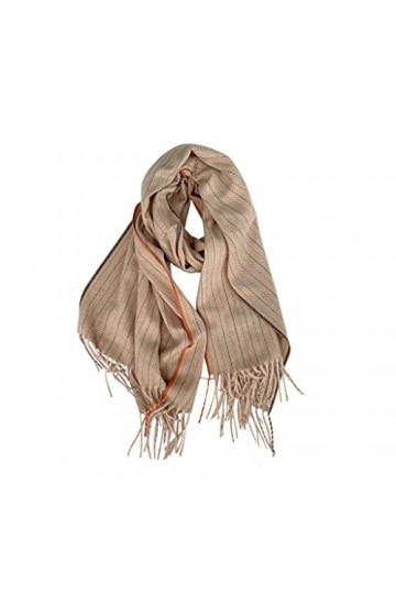 Echarpes Et Foulards Femme Dames imitation cachée encadre de luxe mode de luxe Strips foulards de dames automne et hiver chal