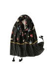 Cheng Moily 1pcs / femmes foulard automne imprimé coton foulard PASHMINA femmes hiver châle 1pcs 6 ,180x80cm 
