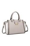 Miss Lulu Grand sac à main pour femme, gris