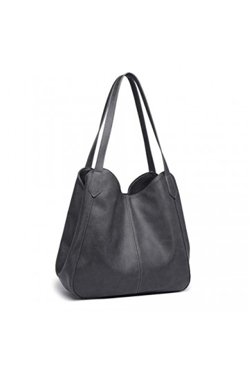 Miss Lulu Sac à bandoulière pour femme, sac à main tendance, trois compartiments, peut contenir une tablette de 9,7 pouces, g