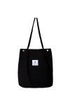 KEYRI Sac Fourre Tout en Velours Côtelé Tote Bag Femme Sac Cabas Grande Capacité Femme Tote Bag en Velours Côtelé pour Bureau