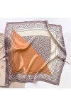 XIBEIRIHUA Echarpe Femme pour Rester au Chaud Foulard Femmes Printemps imprimé Vrais écharpes de Soie Envelopper châle carré 