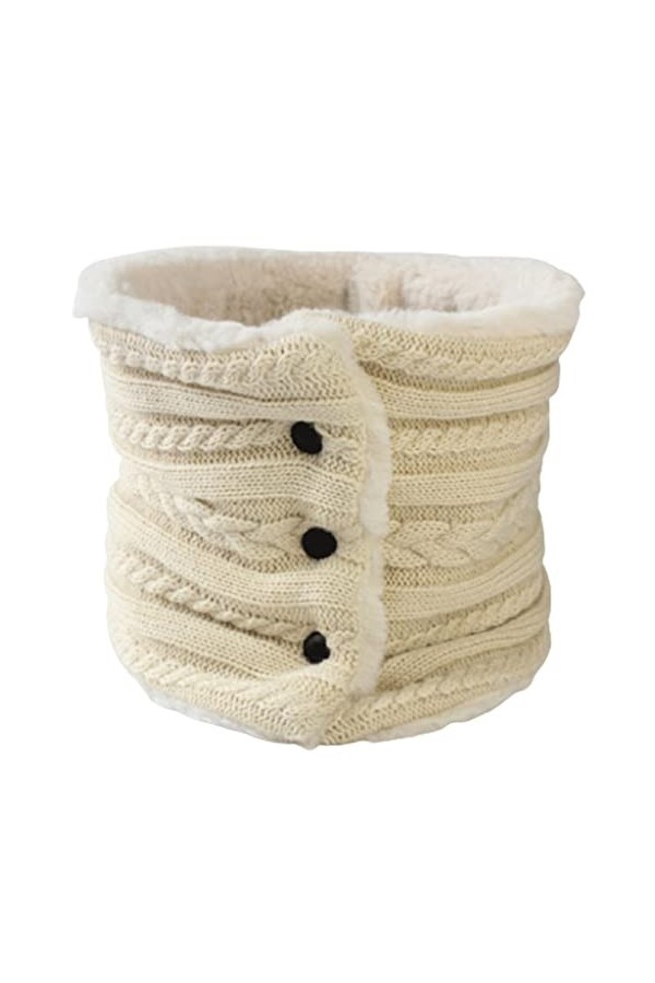 HAODA Écharpes Foulard dhiver for Femme, Imitation de Lapin Doublure à Fourrure Douce Foulards Chauds, Foulards de châle à T