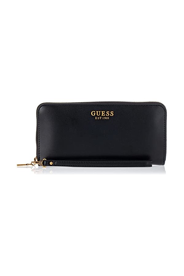 GUESS Laurel SLG Large Zip, Bag Women, Black, 21x10x2