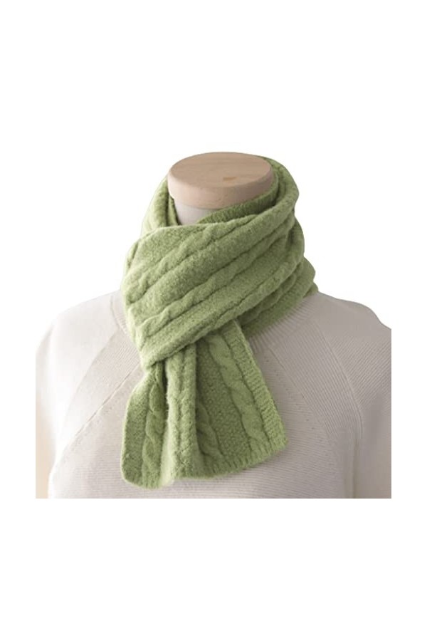 HAODA Écharpes Foulard for femmes for lautomne et lhiver, des écharpes tricotées chaudes, un goulot à col épaississant doux