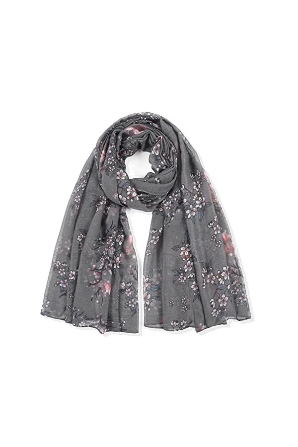 Écharpe Etole Foulard Echarpe Foulards Pour Femmes Châle Doux Léger Écharpe Rétro Imprimé Floral Châle Châle Color : G, Size