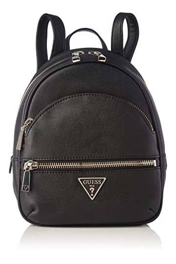 GUESS Manhattan Sac à Dos, Femme, Noir, Taille Unique