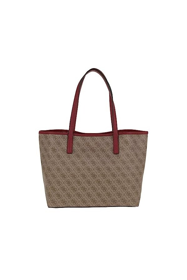 Guess Vikky Tote, Bag Women, Brown, Taille Unique