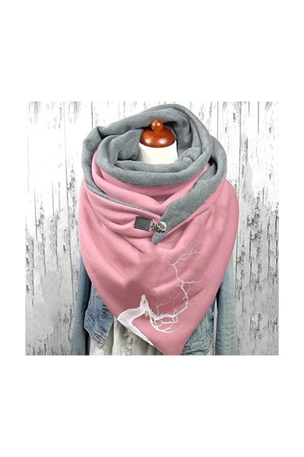 Yalych Impression Mode châles Chauds Bouton Foulards décontractés Doux Wrap Femmes écharpe écharpes for Mariage Décoration de