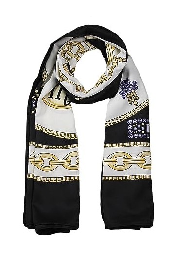 Foulard femme Liu Jo 2F3118T0300 noir, Noir , Taille unique
