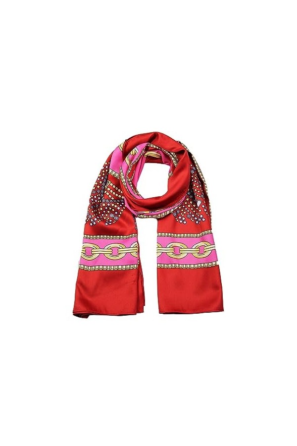 Foulard femme Liu Jo 2F3118T0300 rouge, Strawberry, Taille unique