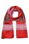 Foulard femme Liu Jo 2F3118T0300 rouge, Strawberry, Taille unique