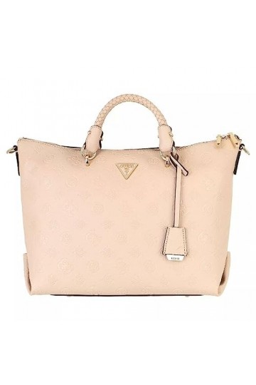 Guess, Helaina Soho Sacoche Femme, amande, Taille unique