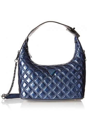 Guess, Cessily Hobo Femme, bleu nuit, Taille unique