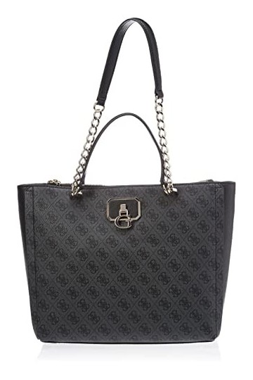 Guess Handbag, Sac à Main Femme, Coal, Taille Unique