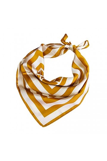 SMEJS Foulard pour femmes Foulard en soie Lettre Foulard Bandage Décoration Foulard Petit Foulard Carré pour Voyage de Noce 7