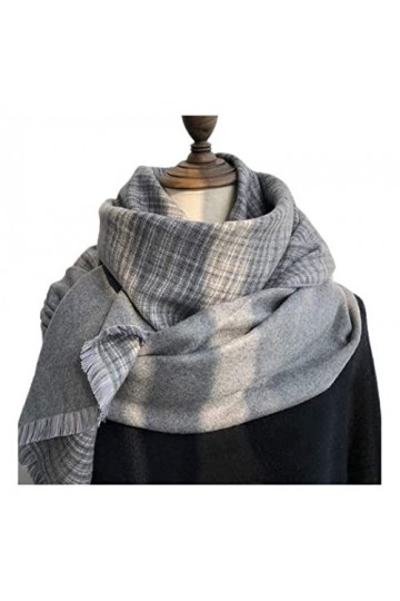 MOBAAK Echarpes Et Foulards Femme Mode Femmes Écharpe Confortable Chaud Hiver Automne Couverture Double Face Écharpe Doux Pla