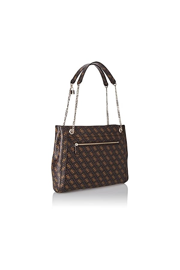 Guess Katey Girlfriend Carryall, Bags Cross Body Femme, Brown Multi, Taille Unique