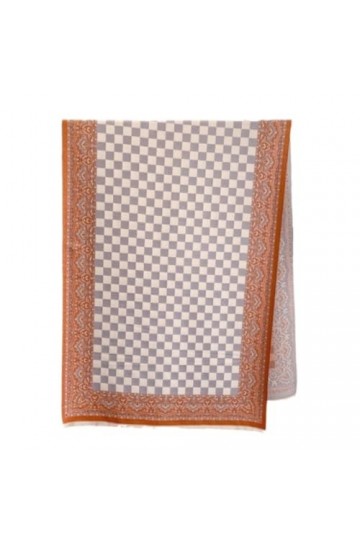 MOBAAK Echarpes Et Foulards Femme Écharpe Chaude À Motif De Treillis, Châle Dhiver Et Dautomne, Écharpe Classique Épaisse U