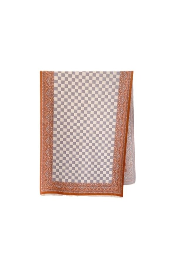 MOBAAK Echarpes Et Foulards Femme Écharpe Chaude À Motif De Treillis, Châle Dhiver Et Dautomne, Écharpe Classique Épaisse U