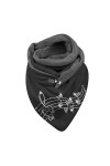 Yalych Grand Foulard Femmes Impression Bouton châles décontracté Chaud Doux Mode écharpes Envelopper Femmes écharpe Hommes dé