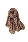 Echarpe Winter Femmes Écharpe Coton Foulard Chaud Scarbe Chapitre Print Pashmina Femme Soles Hijab Soft Foulards Cadeau Fashi