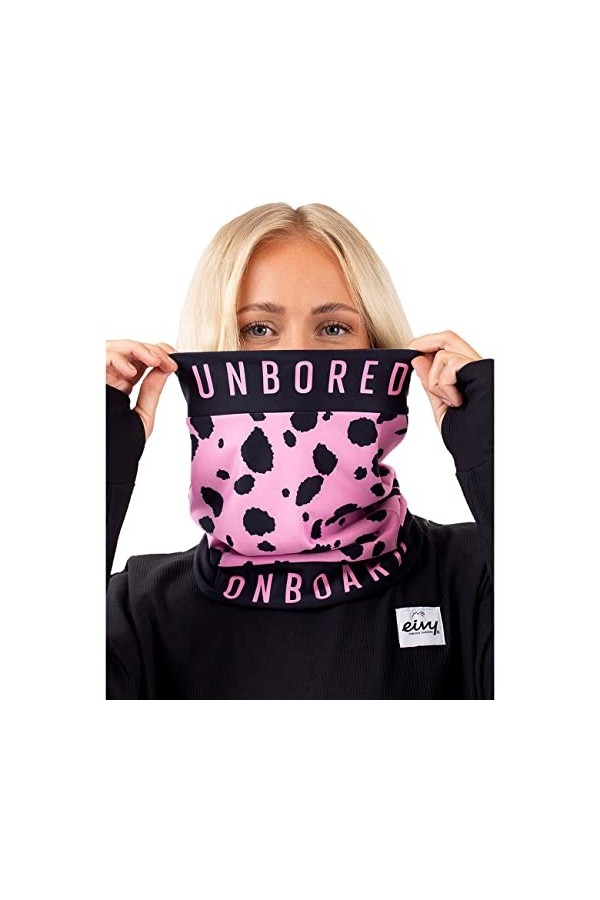 EIVY Colder Neckwarmer 4 Bandana, Rose Cheetah, Taille Unique Femme