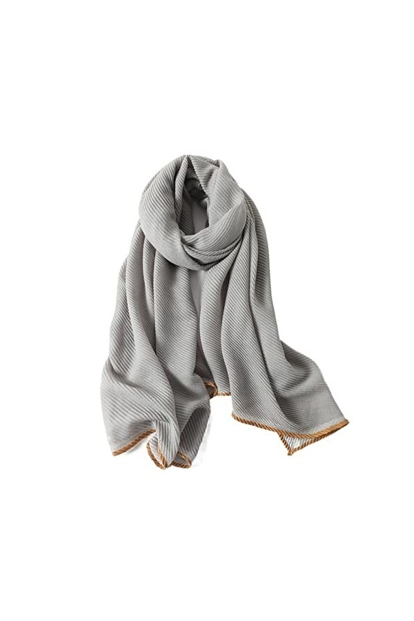 PATPOT Écharpe Châle Écharpe de Luxe Écharpe Imprimer Automne Hiver Lightweight Hijab Châle Hijab Chands Bandana Foulards Fas
