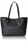 Guess Vikky, Cabas femme, Noir Coal/Coa , 32.5x27x15 cm W x H L 