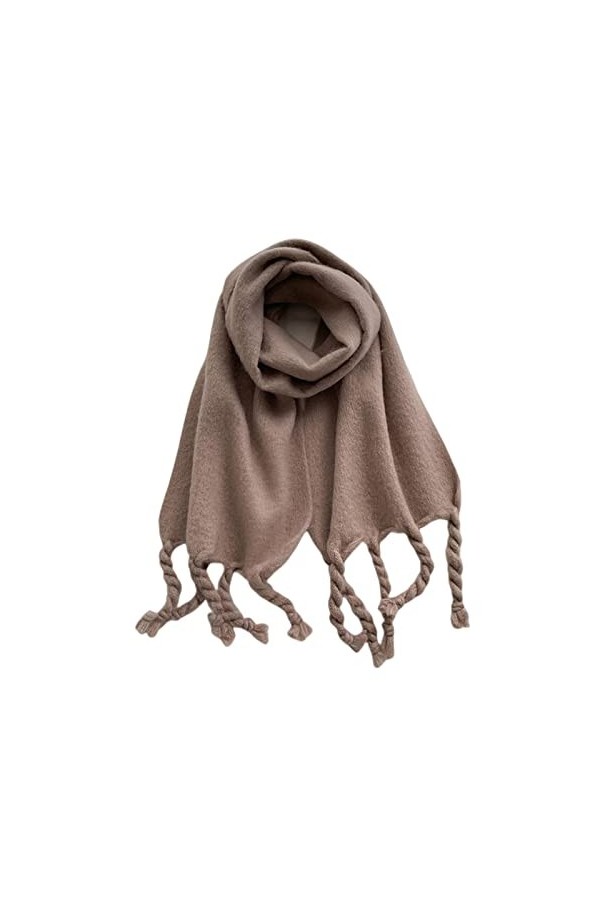 TOBILE Echarpe Femme Bright Color Solid Color Femmes Foulard Hiver Châle Et Foulard Enveloppé Imitation Cachemire Femmes Couv