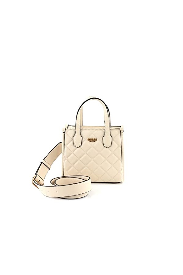 GUESS Silvana Two Compartment Mini Tote Stone